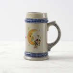 Christmas cow slumped over the moon coffee mugs