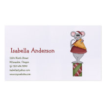 Christmas Critters · Mouse Business Cards