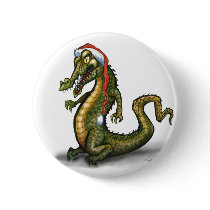 Christmas Crocodile Buttons