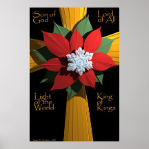 Christmas Cross Print