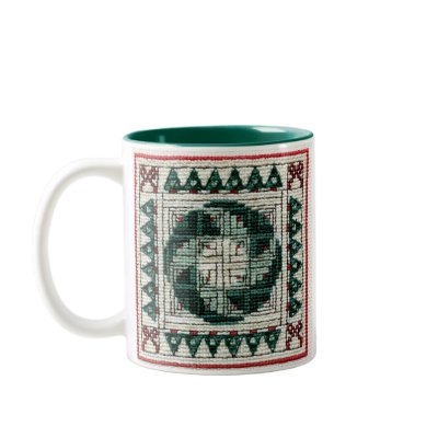 Christmas Cross-stitch Mug by donnapool