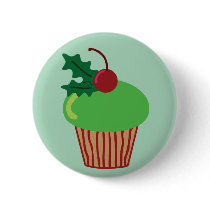 Christmas Cupcake Pin