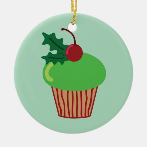 Christmas Cupcake Christmas Ornaments