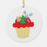 Christmas Cupcake Christmas Tree Ornaments