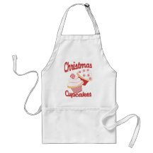 Christmas Cupcakes Aprons