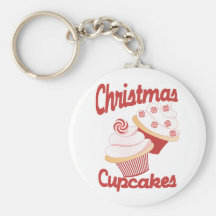 Christmas Cupcakes Key Chain