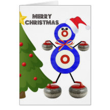 Christmas Curling Greeting Card