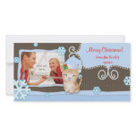 Christmas Cute Funny Kitten Cat Photo Card