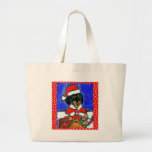Christmas Dachshund Canvas Bags