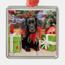 Christmas - Dachshund - Lily Christmas Ornament