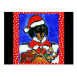Christmas Dachshund Postcards
