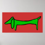 Christmas Dachshund Print