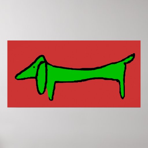 Christmas Dachshund Print