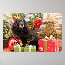 Christmas - Dachshund - Zoey Print
