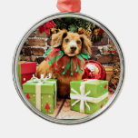 Christmas - Dachsund - Heidi Christmas Ornaments