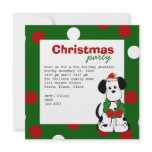 Christmas Dalmatian Invitation