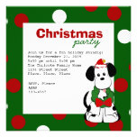 Christmas Dalmatian Invitation