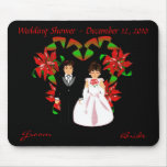 Christmas/December Wedding Shower Mousepad