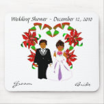 Christmas/December Wedding Shower Mousepad