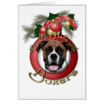 Christmas - Deck the Halls - Boxers - Vindy Greeting Card