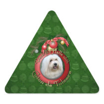 Christmas - Deck the Halls - Coton de Tulear