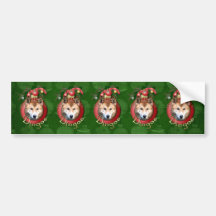 Christmas - Deck the Halls - Dingos Bumper Stickers
