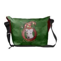 Christmas - Deck the Halls - Pitties - Petey Commuter Bag