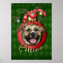Christmas - Deck the Halls - Pitties - Tigger Print