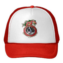 Christmas - Deck the Halls - Saint Bernards - Mae Mesh Hats