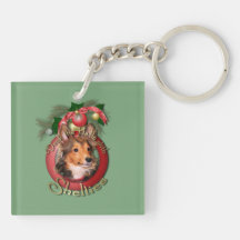 Christmas - Deck the Halls - Shelties - Cooper