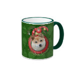 Christmas - Deck the Halls - Shiba Inu Coffee Mugs