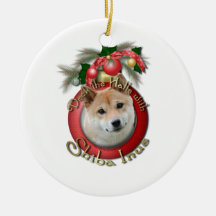 Christmas - Deck the Halls - Shiba Inu Christmas Ornaments