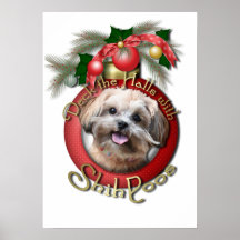 Christmas - Deck the Halls - ShihPoos - Maggie Print