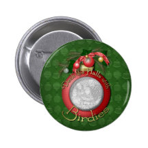 Christmas - Deck the Halls with Birdies Pin