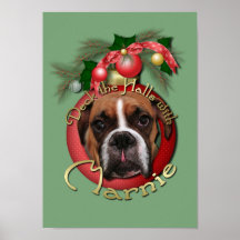 Christmas - Deck the Halls with Marnie Posters