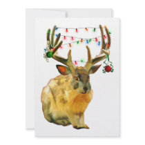 Christmas Decorated Jackalope