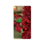 Christmas decoration personalized address labels