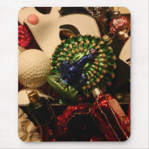 Christmas decorations mouse pad