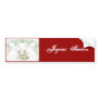 Christmas Deer Bumper Stickers