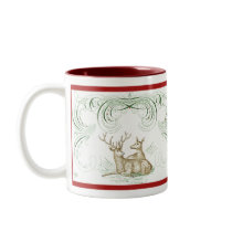 Christmas Deer Coffee Mug