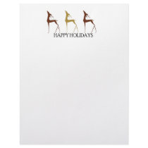 Christmas Deer Letterhead