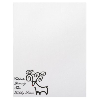 CHRISTMAS DESIGNS PERSONALIZED LETTERHEAD by PerGis_NOSaints