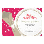 Christmas Dinner Party Invitations