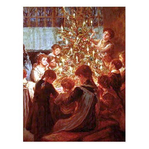 Christmas Dinner Postcard