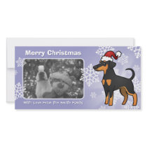 Christmas Doberman Pinscher (floppy ears)