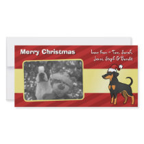 Christmas Doberman Pinscher (floppy ears)