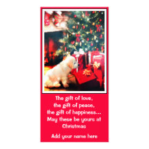 Christmas Dog Card Photo Card