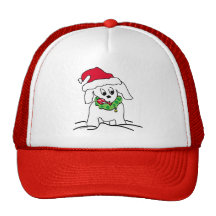Christmas Dog Holiday Hat