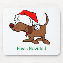 Christmas Dog Mouse Mat