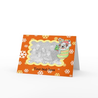 Christmas doggy greeting card by jsoh